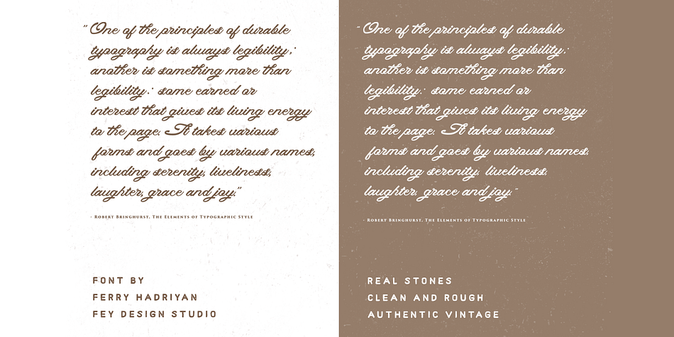 Real Stones Rough is a dingbat, script and hand display font family.