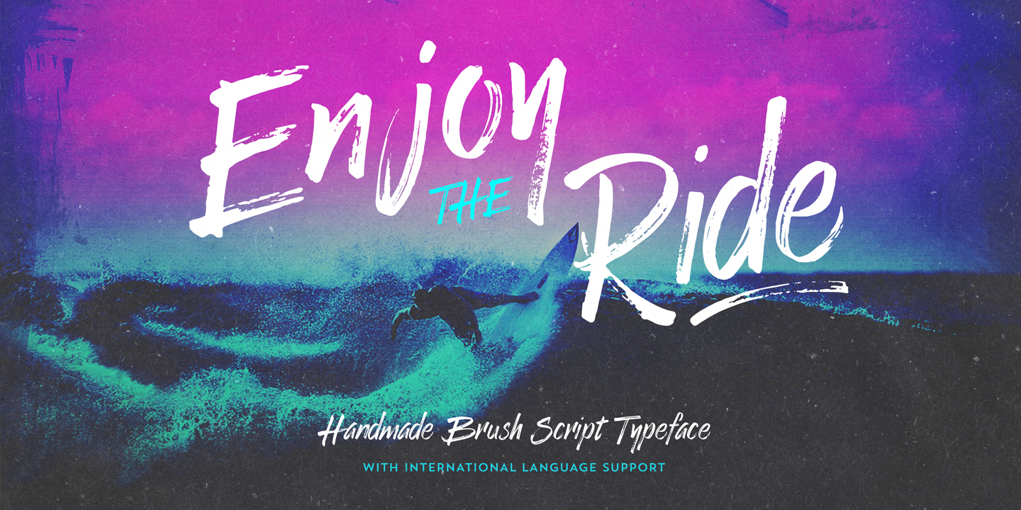 Enjoy The Ride Font