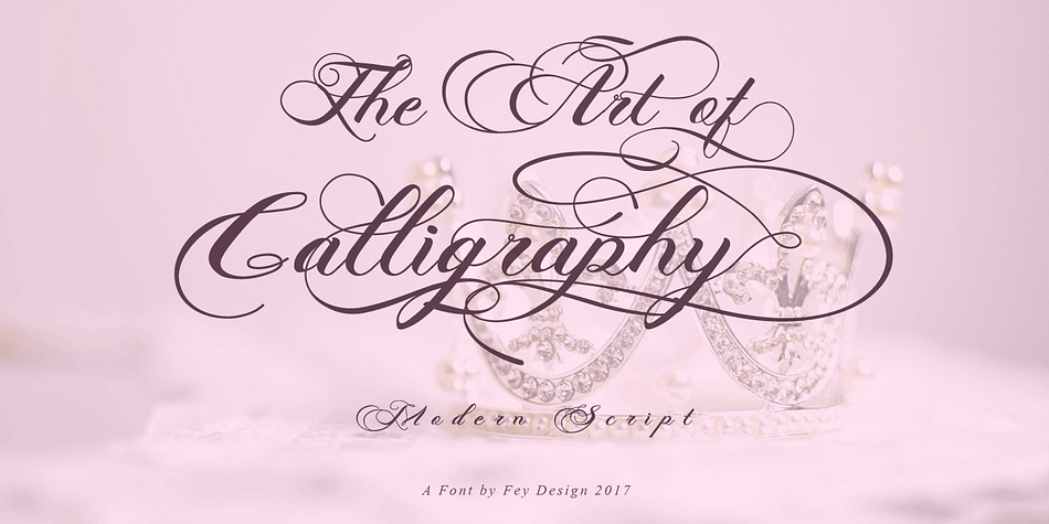 Photograph font family sample image.