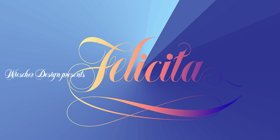 Felicità is based on the design of my »Ellida« font-family.