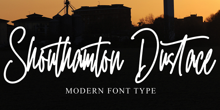 Shouthamton Dusthance font family by Ayska