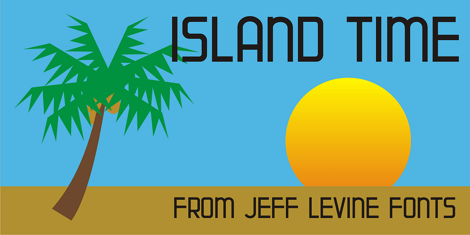 Island Time JNL is based on the hand-lettered title from a piece of 1940s sheet music called “An Island Melody”.