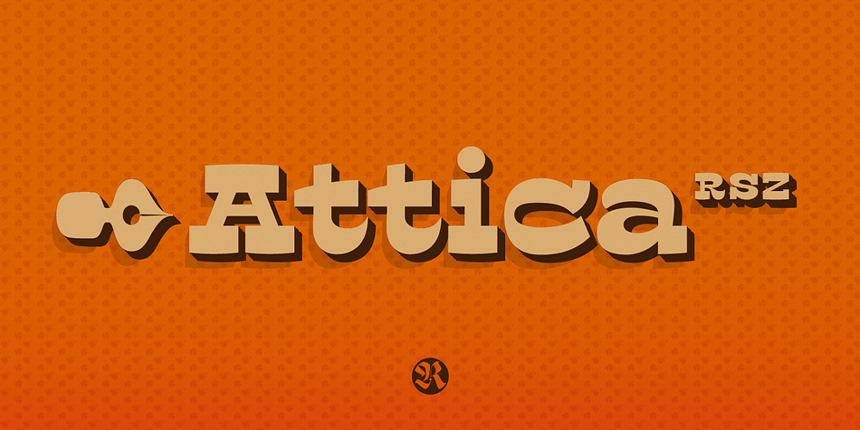 Attica is a slab typeface with inverted contrast that was inspired by Caslon’s Italian type and by Aldo Novarese’s Estro, published by the turinese foundry Nebiolo.