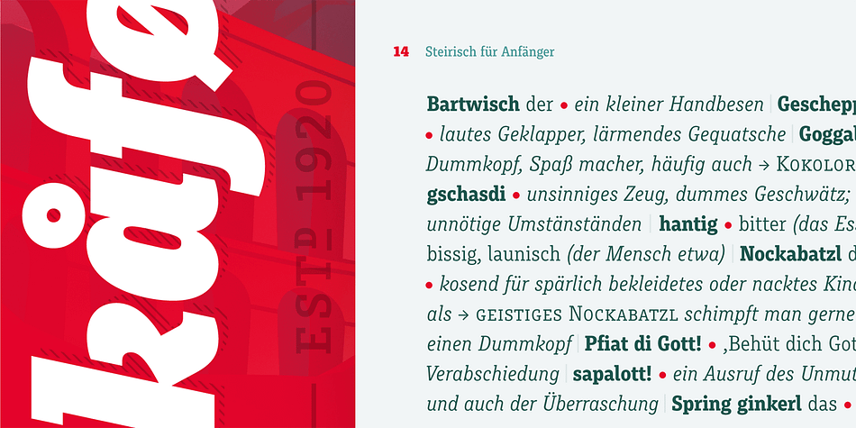 Emphasizing the popular Muriza font family.
