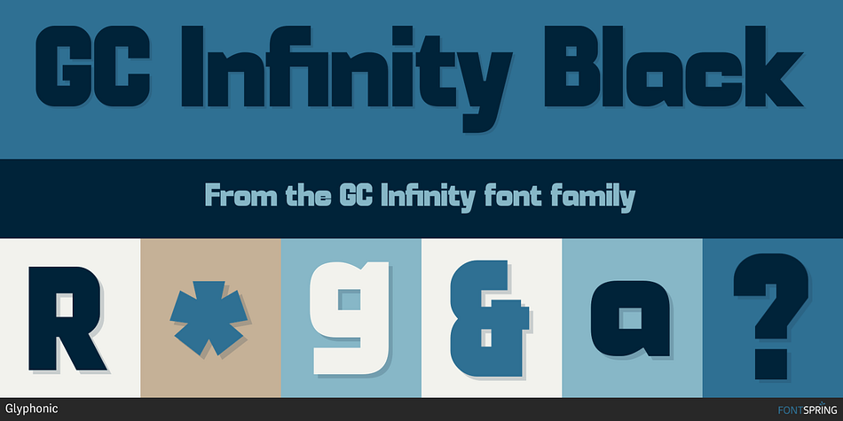 GC Infinity Black Font