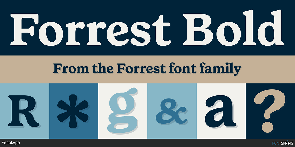 Forrest Bold Font