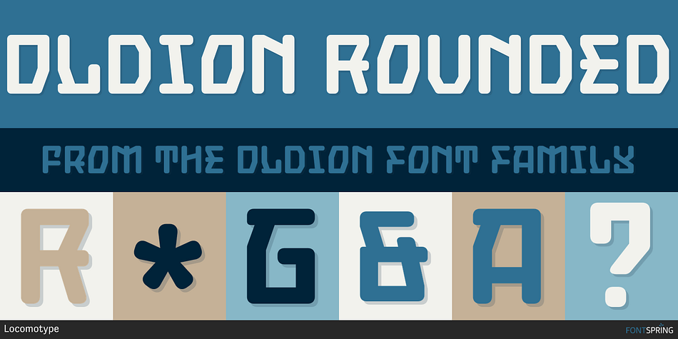 Oldion Rounded Font