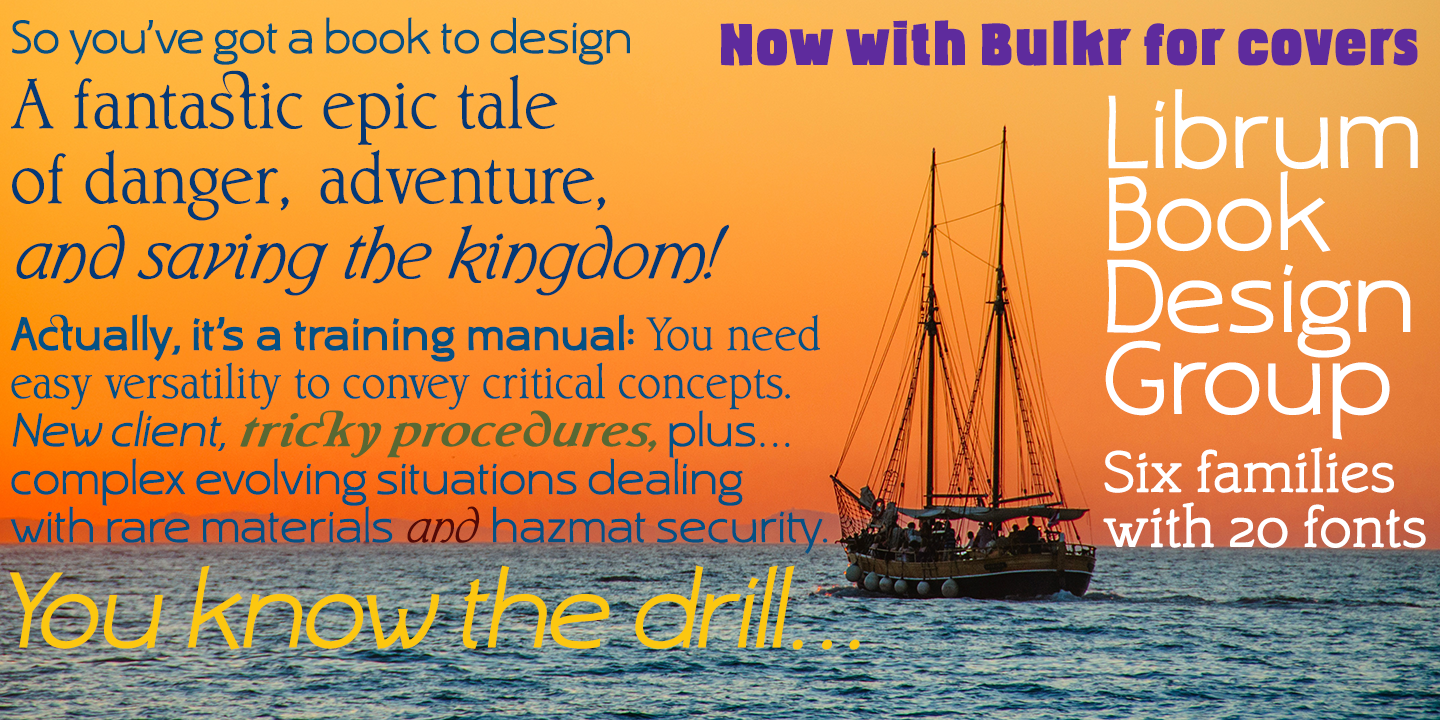 Librum 20-font Book Design Group Font