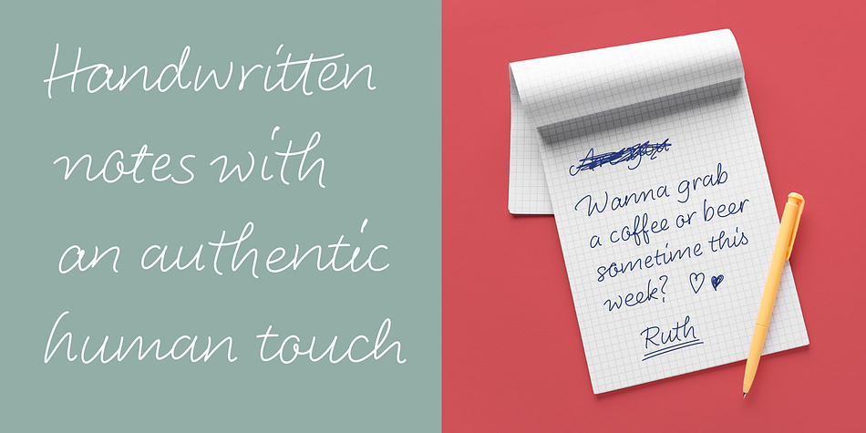 LiebeHeide Fineliner & Color Font
