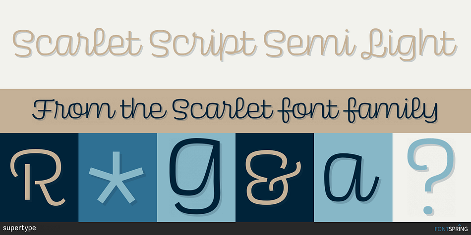 Scarlet Script Font