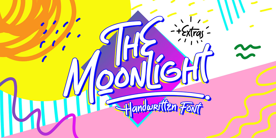 Introducing a new handwritten font called The Moonlight.