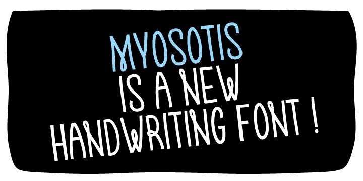 Displaying the beauty and characteristics of the Myosotis font family.