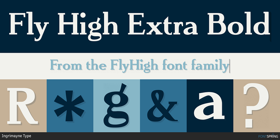 Fly High Extra Bold Font
