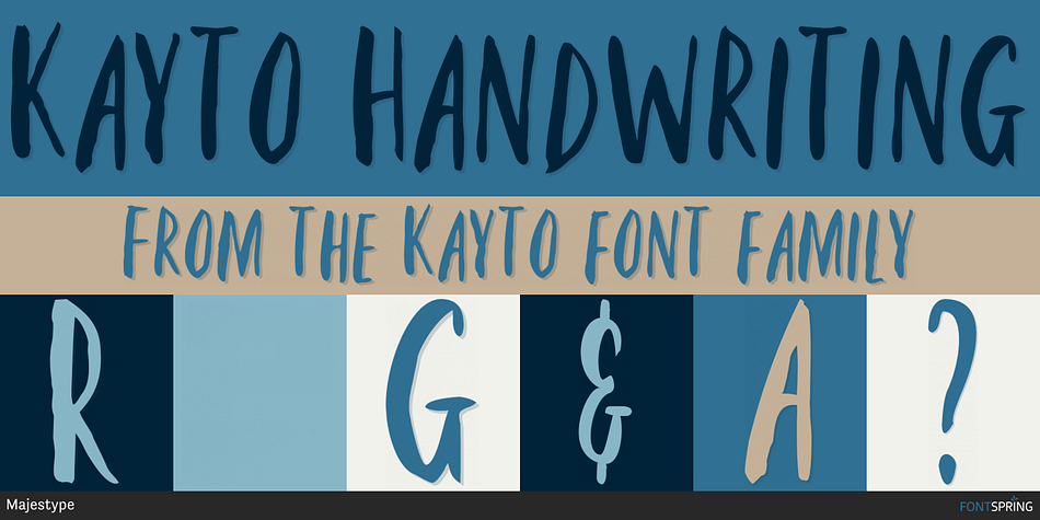 Kayto Handwriting Font
