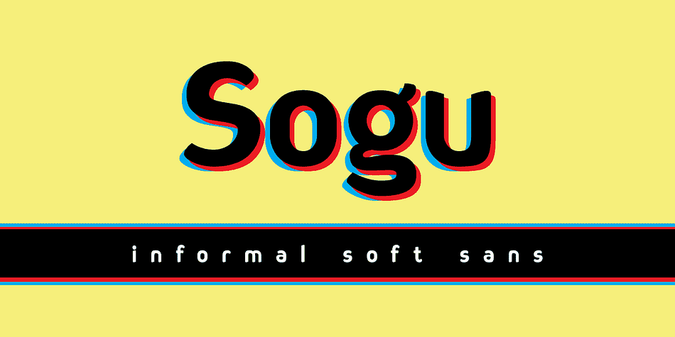 Displaying the beauty and characteristics of the Sogu font family.