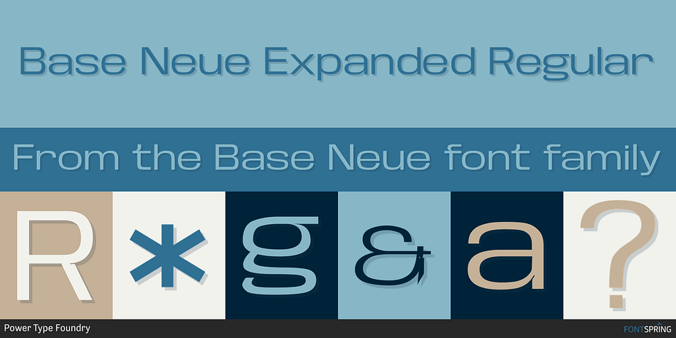 Base Neue Expanded Regular Font