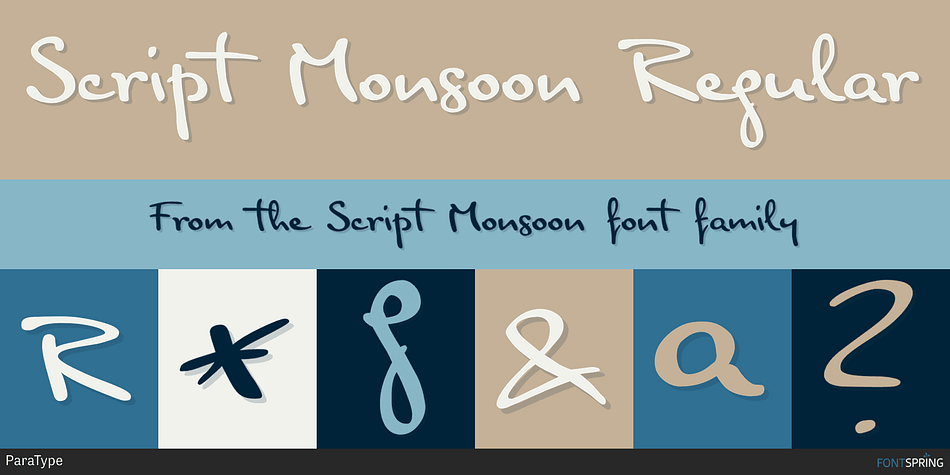 Script Monsoon Font