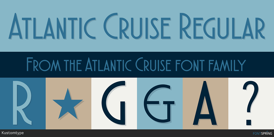 Atlantic Cruise Regular Font