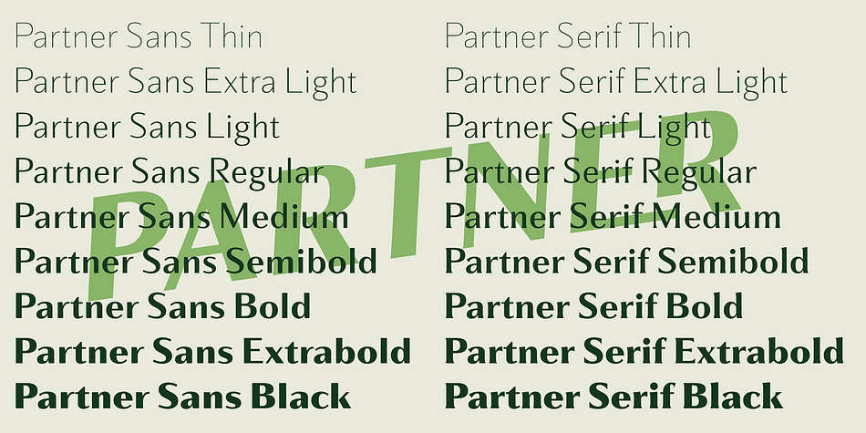 Partner Font
