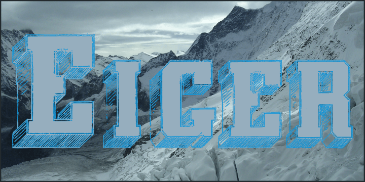 Displaying the beauty and characteristics of the Eiger font family.