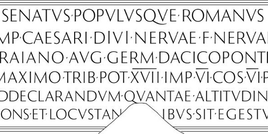 Precise renderings of the Roma capitals are provided in different fonts that can function individually or be layered atop each other for two- or three-color treatments.