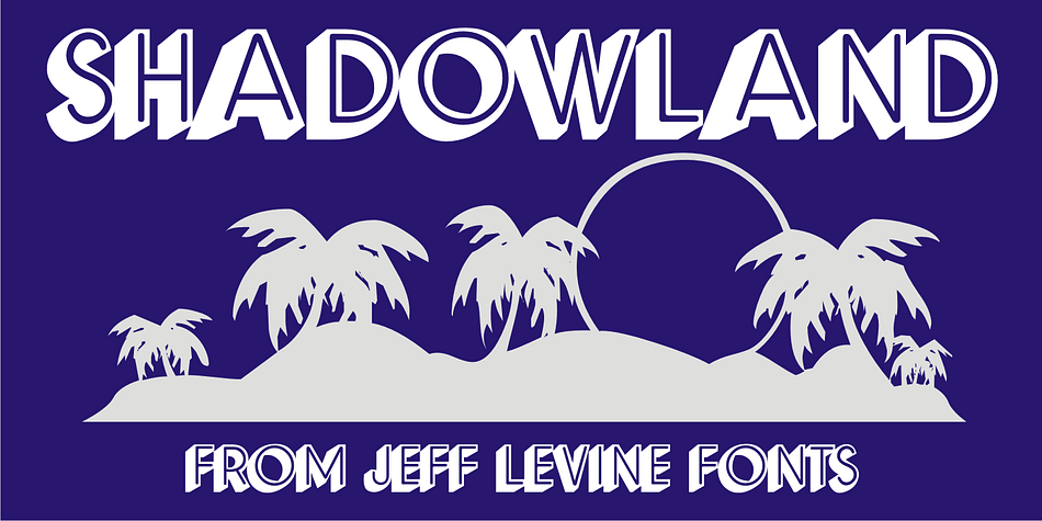 Shadowland JNL is a simple titling font with a limited character set.
