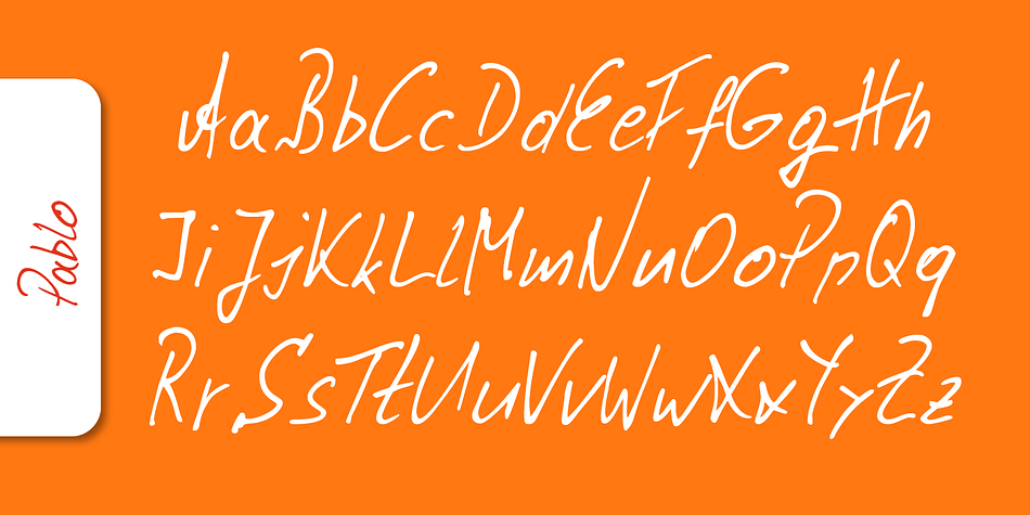 Pablo Handwriting Font