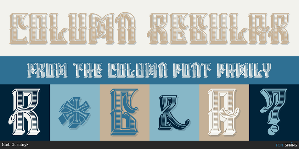 Column Regular Font