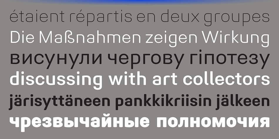 The typeface will serve for a number of purposes, including posters, corporate branding or screen design of any kind like web or UI layouts.