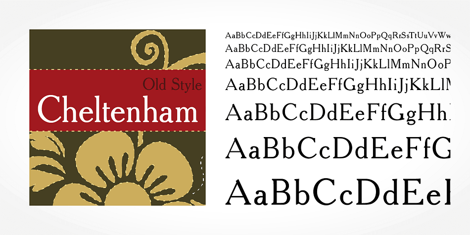 Cheltenham Old Style Pro is a  single  font family.