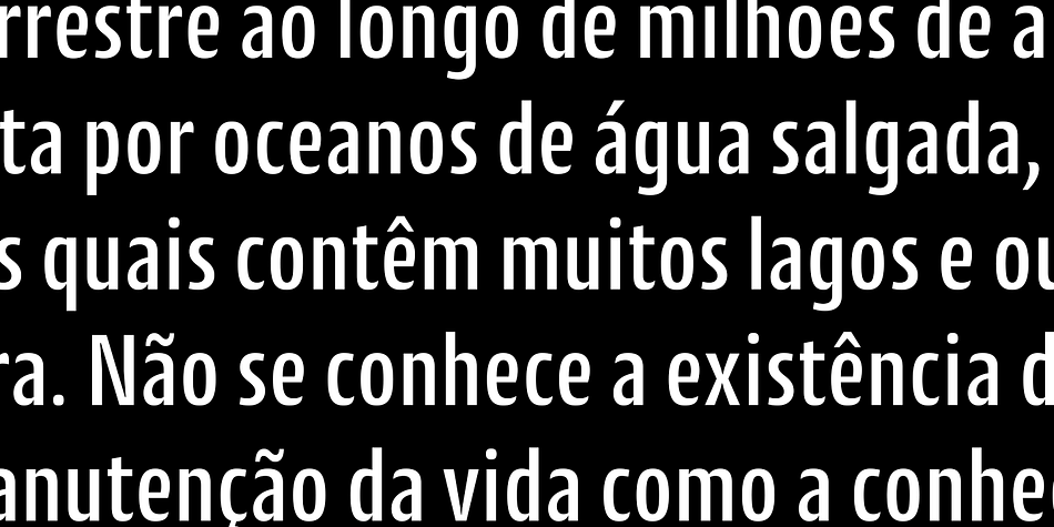 Cantiga  has extensive OpenType support including 1 additional stylistic sets, Contextual Alternates and Standard Ligatures making it a powerful font for experienced designers.