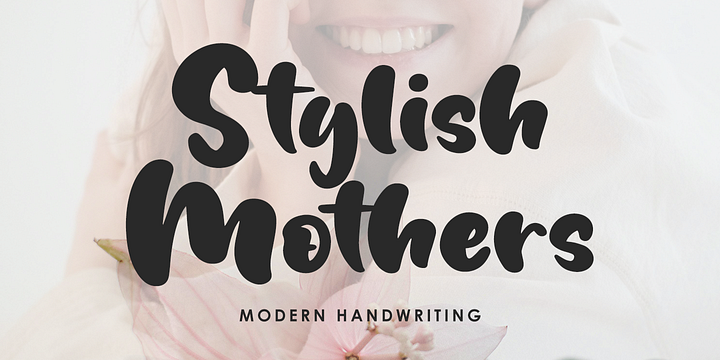 Stylish Mothers font family by Mega Type