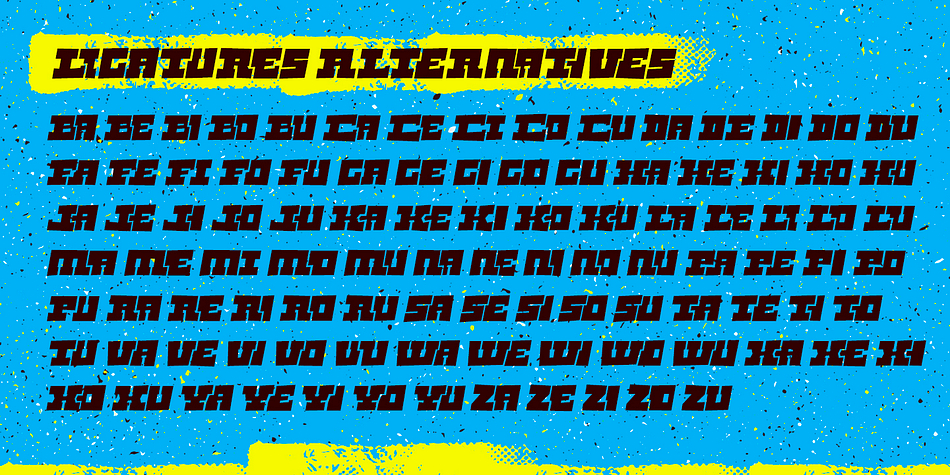 Displaying the beauty and characteristics of the Spike bot font family.