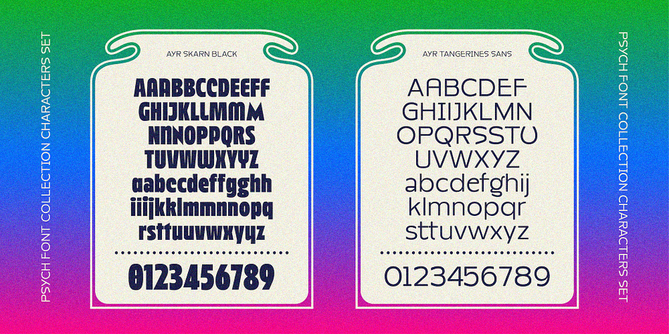 Psych Font Collections Font