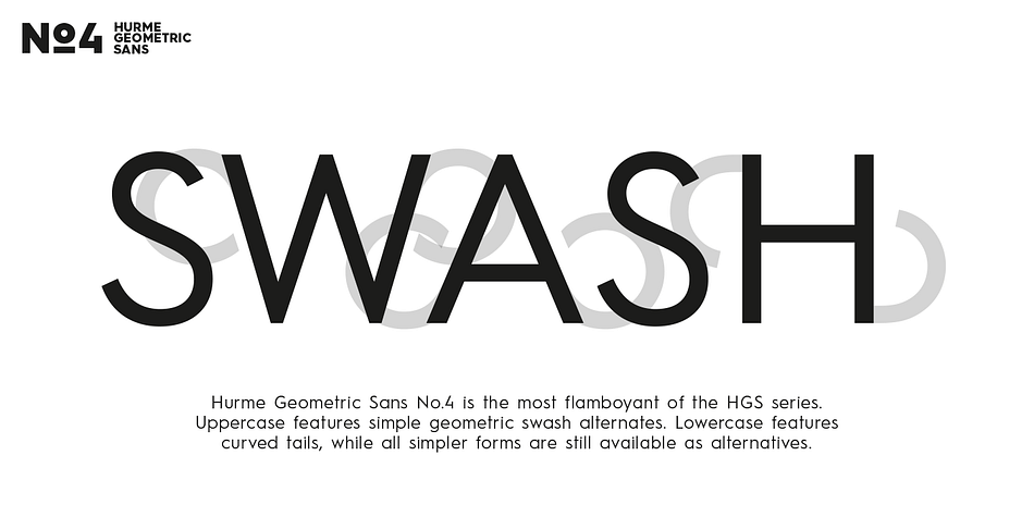 Highlighting the Hurme Geometric Sans 4 font family.