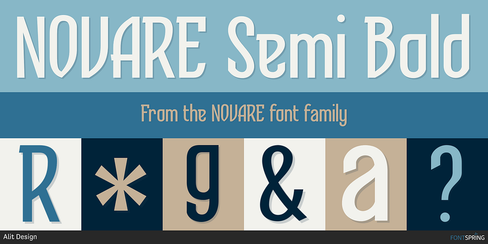 NOVARE Semi Bold Font