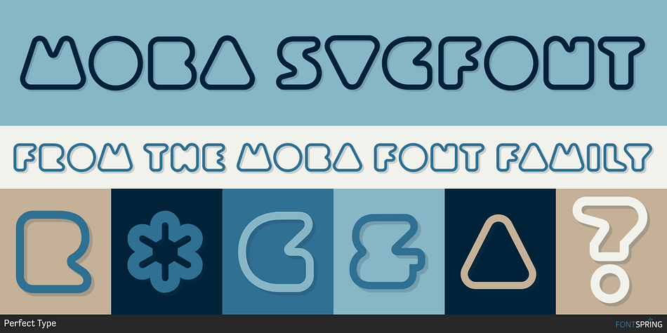 Moba SVGFont Font