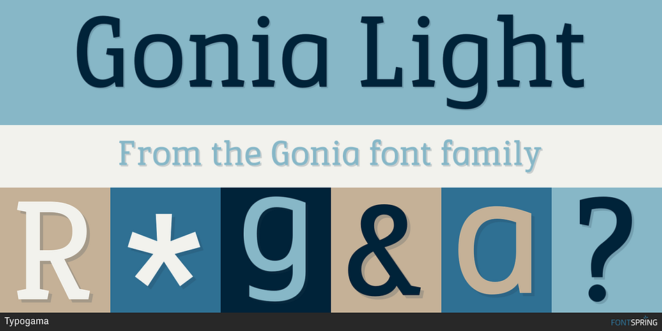 Gonia Light Font