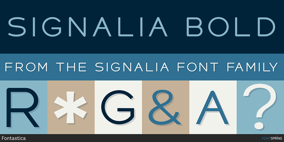 SIGNALIA Bold Font