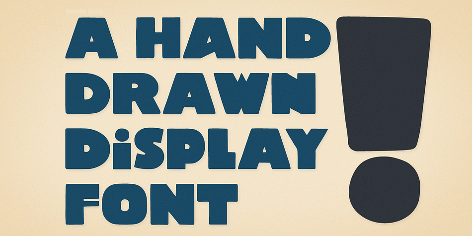 Highlighting the Macro font family.