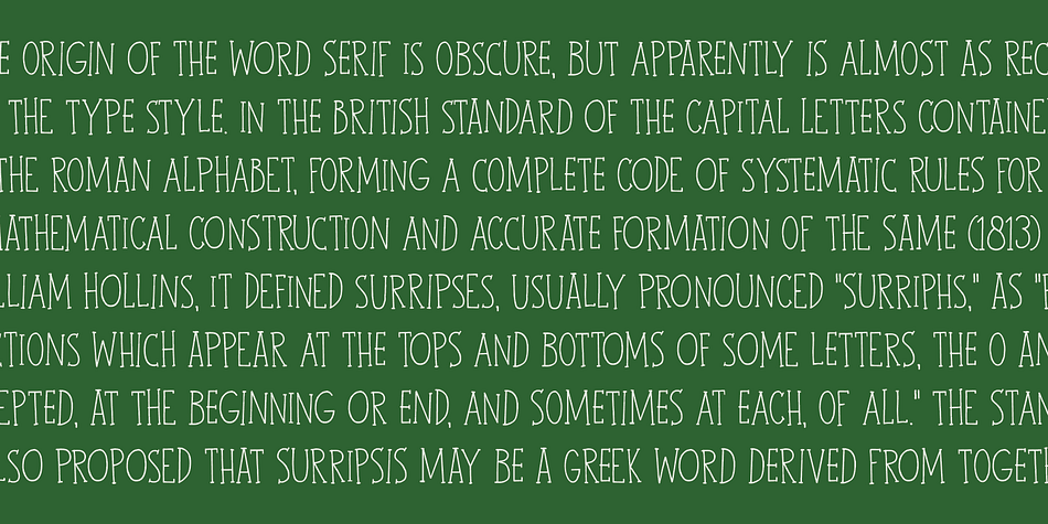 It is an all caps font, but upper and lower case can be freely interchanged for that great ‘natural’ look.