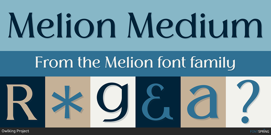Melion Medium Font