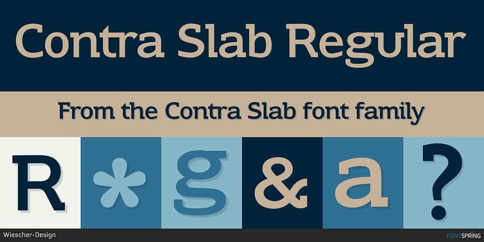 Contra Slab Regular Font