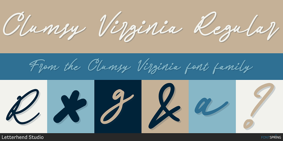 Clumsy Virginia Regular Font