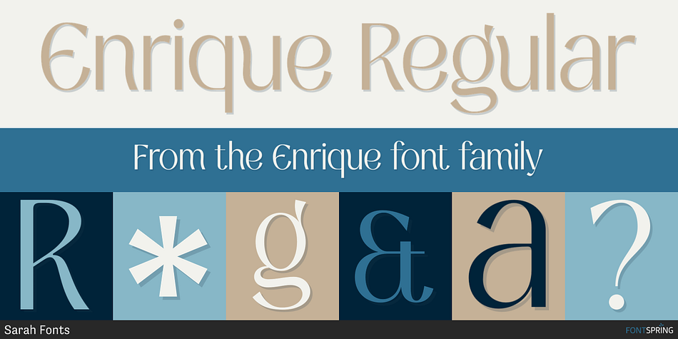 Enrique Regular Font