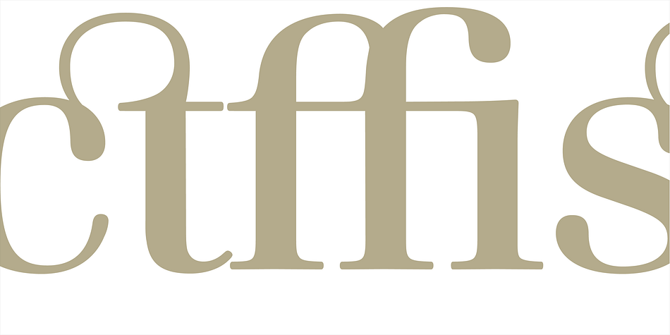 All weights contain small caps, ligatures, superior characters, proportional lining figures, tabular lining figures, proportional old style figures, lining old style figures, matching currency symbols, fraction- and scientific numerals, matching arrows and alternate characters.