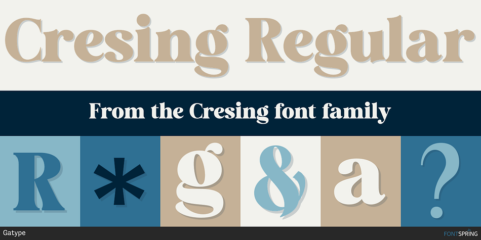 Cresing Regular Font