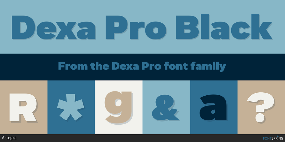 Dexa Pro Black Font
