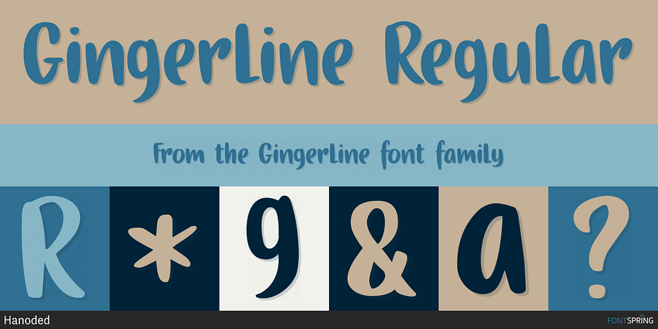Gingerline Regular Font