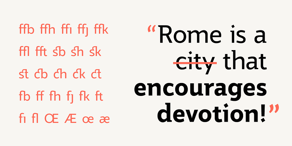Emphasizing the popular Jotia font family.